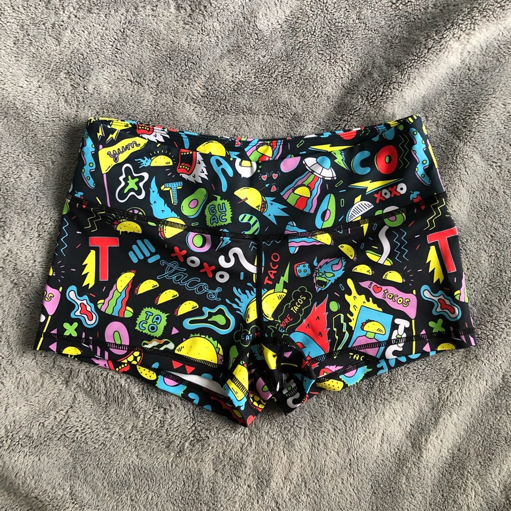 Beast Worx Feed Me Fight Me Wacky Taco Shorts fmfm